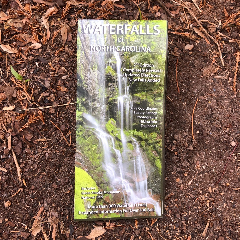 Waterfalls of North Carolina Map