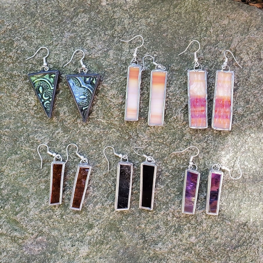 Is it safe to wear these stained glass earrings? I used regular 60